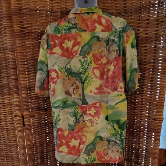 Vintage Jams World Gaughan Hawaiian Aloha Shirt L - Picture 4 of 11